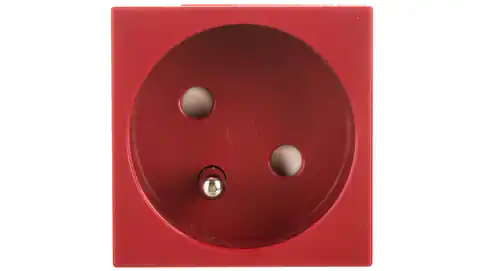 ⁨tehalit. GB-EG Socket z/u 33st. single 45x45mm halogen-free red EER1333020⁩ at Wasserman.eu