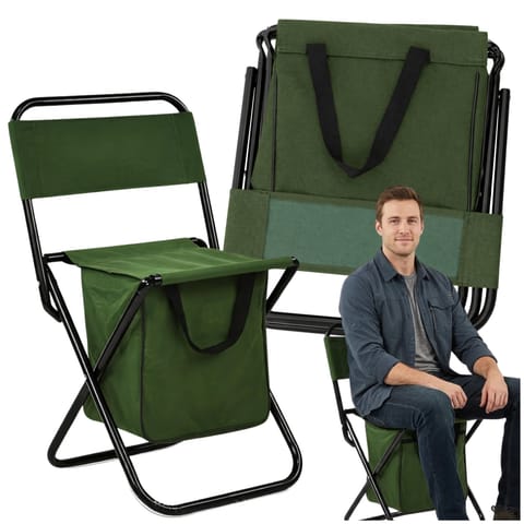 ⁨TABORET KRZESEŁKO SKŁADANY WĘDKARSKI TURYSTYCZNY CAMPINGOWY NA RYBY⁩ w sklepie Wasserman.eu