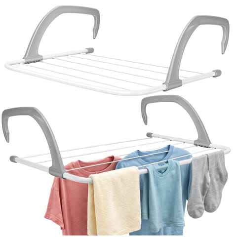 ⁨SUSZARKA NA KALORYFER PRANIE grzejnik balkon bieliznę ubrania zawieszana XL⁩ w sklepie Wasserman.eu