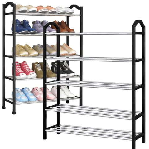 ⁨SZAFKA NA BUTY OBUWIE PÓŁKA REGAŁ STOJAK LOFTOWY DO PRZEDPOKOJU CZARNY LOFT⁩ w sklepie Wasserman.eu