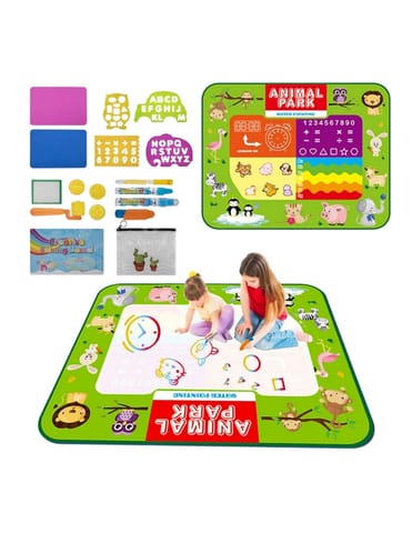 ⁨WOOPIE Mata Wodna do Malowania 2w1 XXL Dwustronna Zwierzęta⁩ w sklepie Wasserman.eu