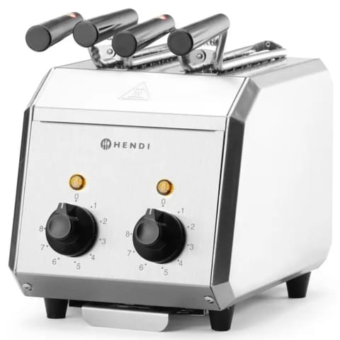 ⁨Sandwich toaster with timer double 1200W- Hendi 261163⁩ at Wasserman.eu