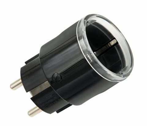 ⁨Shelly Plug S Gen3 Black⁩ w sklepie Wasserman.eu