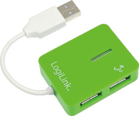 ⁨Hub USB LOGILINK USB 2.0 Hub 4-Port Smile⁩ w sklepie Wasserman.eu