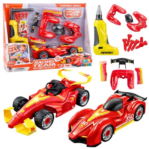 ⁨Zestaw Do Tuningu Auta Samochód Wyścigówka Do Skręcania Wkrętarka Światła⁩ w sklepie Wasserman.eu