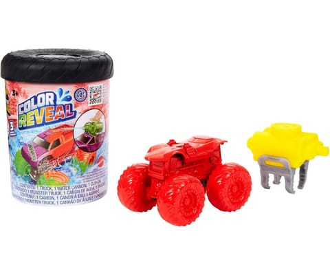 ⁨Mattel HJF39 Hot Wheels Monster Trucks Color Reveal⁩ w sklepie Wasserman.eu