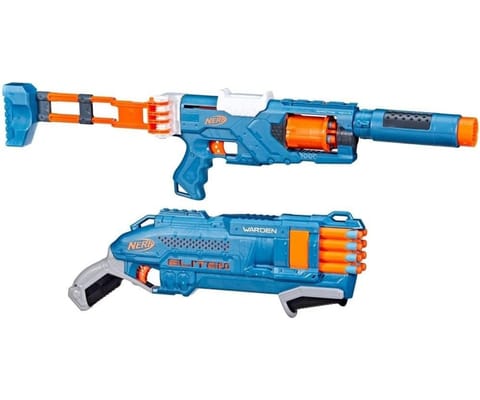 ⁨Hasbro F5033 Pistolet Nerf Elite Double Defense Pack⁩ w sklepie Wasserman.eu
