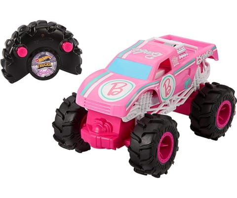 ⁨Mattel HNV02 Samochód RC Hot Wheels Monster Truck Barbie⁩ w sklepie Wasserman.eu