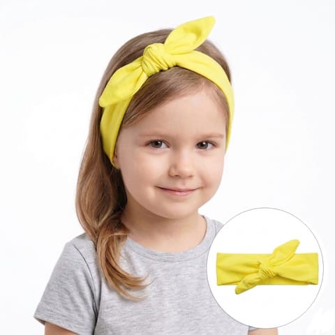 ⁨Opaska dziecięca wiązana żółta O20W28⁩ w sklepie Wasserman.eu