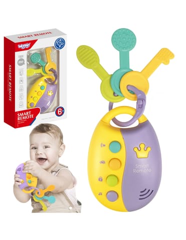 ⁨WOOPIE BABY Interaktywne Kluczki Samochodowe z Pilotem Gryzak 2w1⁩ w sklepie Wasserman.eu