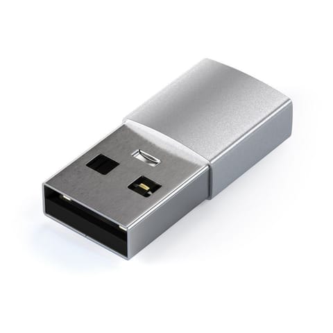 ⁨Adapter USB A / USB C Satechi ST-TAUCS srebrny⁩ w sklepie Wasserman.eu