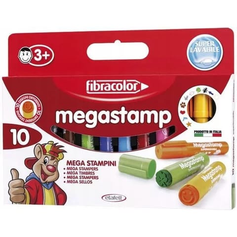 ⁨Mazaki STAMP MEGA 10kol. FIBRACOLOR 912⁩ w sklepie Wasserman.eu