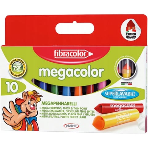 ⁨Mazaki MEGA COLOR 10kol. FIBRACOLOR 733 (950)⁩ w sklepie Wasserman.eu