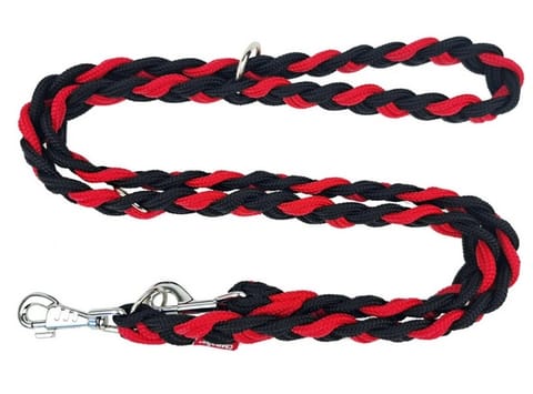 ⁨Champion Lanyard Braided rope adjustable black-red [LSPR (cz/r)]⁩ at Wasserman.eu