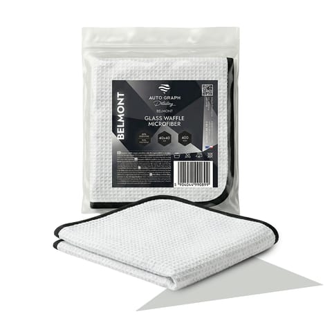 ⁨Auto Graph Belmont Glass Waffle Microfiber - mikrofibra waflowa 400 gsm 40x40⁩ w sklepie Wasserman.eu
