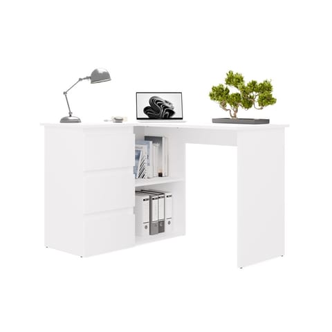 ⁨Biurko NICEA LEWE BIAŁY⁩ w sklepie Wasserman.eu