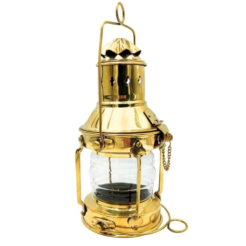 ⁨Mosiężna Lampa Naftowa Retro Prezent dla Żeglarza – SL10⁩ w sklepie Wasserman.eu