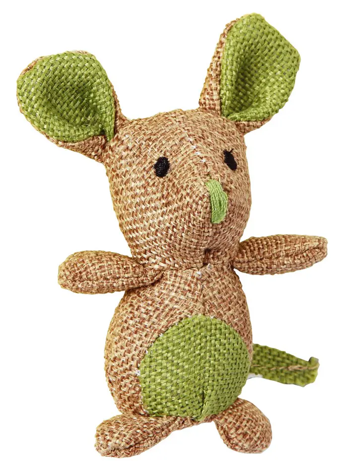 ⁨KERBL Natural linen mouse toy, 7 cm [81641]⁩ at Wasserman.eu