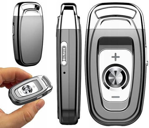 ⁨Ukryty Mini Dyktafon Kluczyk Brelok Klips 16GB HD⁩ w sklepie Wasserman.eu