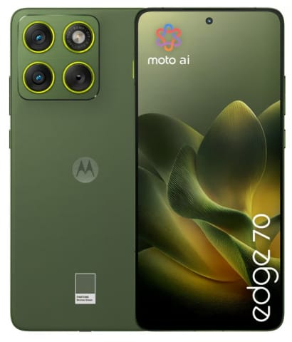 ⁨Smartphone MOTOROLA Edge 70 5G 12/512GB Zielony 512 GB Zielony PBA50033SE⁩ w sklepie Wasserman.eu