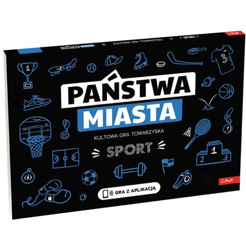 ⁨Kultowa Gra Towarzyska Państwa-Miasta Sport Trefl 30067⁩ w sklepie Wasserman.eu