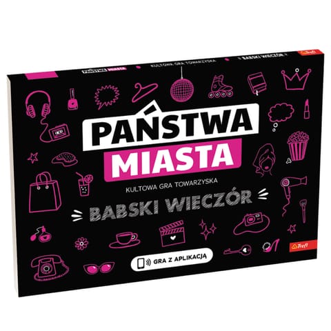 ⁨Kultowa Gra Towarzyska Państwa-Miasta Babski wieczór Trefl 30069⁩ w sklepie Wasserman.eu