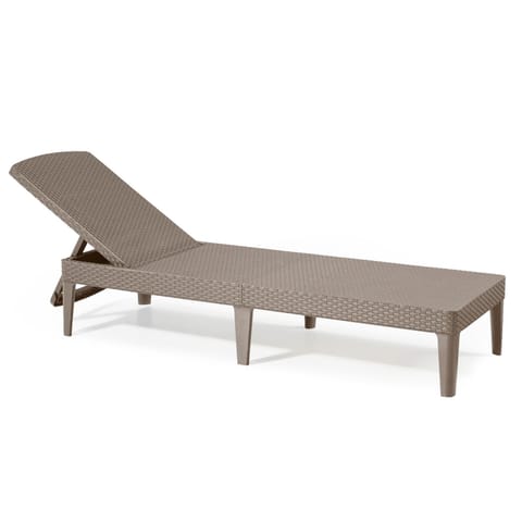 ⁨Leżak ogrodowy regulowany Jaipur Sun Lounger cappuccino⁩ w sklepie Wasserman.eu