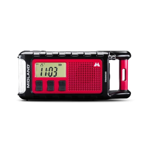 ⁨Radio alarmowe Midland ER300 PRO z akumulatorem 10000 mAh⁩ w sklepie Wasserman.eu