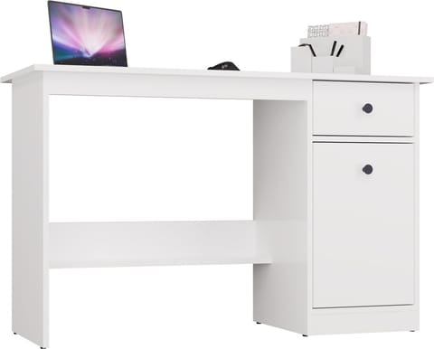 ⁨Biurko CHESTER 120 BIAŁY⁩ w sklepie Wasserman.eu