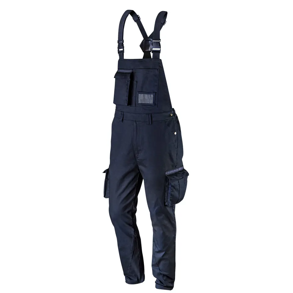 ⁨Navy work dungarees, size XS⁩ at Wasserman.eu