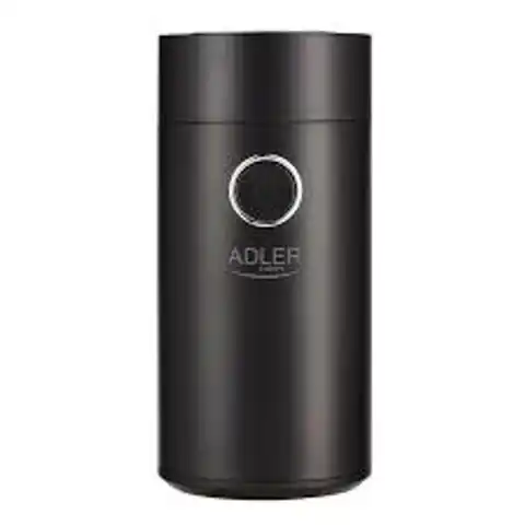 ⁨Adler Coffee grinder AD4446bs 150 W, Coffee beans capacity 75 g, Lid safety switch, Black⁩ w sklepie Wasserman.eu