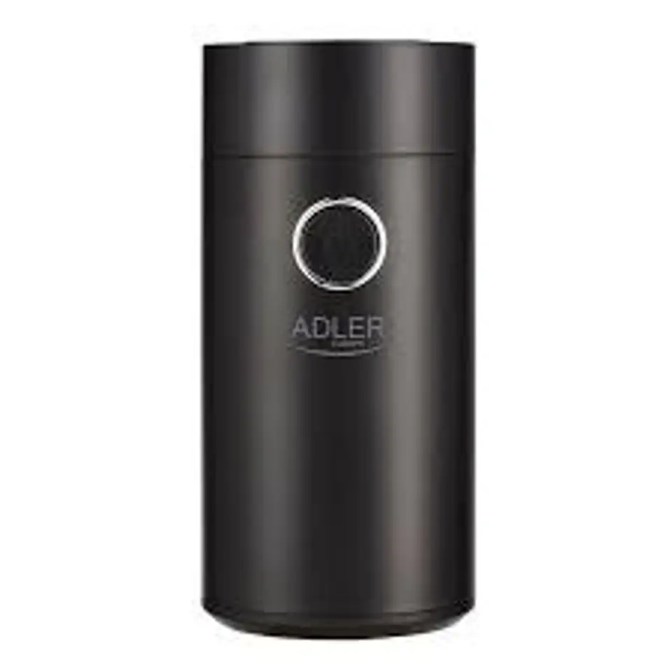 ⁨Adler Coffee grinder AD4446bs 150 W, Coffee beans capacity 75 g, Lid safety switch, Black⁩ w sklepie Wasserman.eu