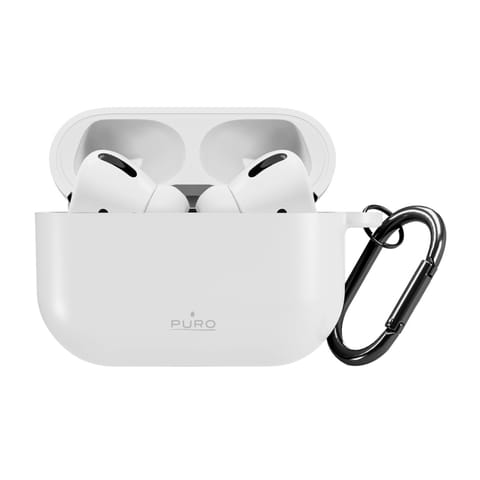 ⁨Silikonowy pokrowiec etui na słuchawki Airpods Pro 3 - białe⁩ w sklepie Wasserman.eu