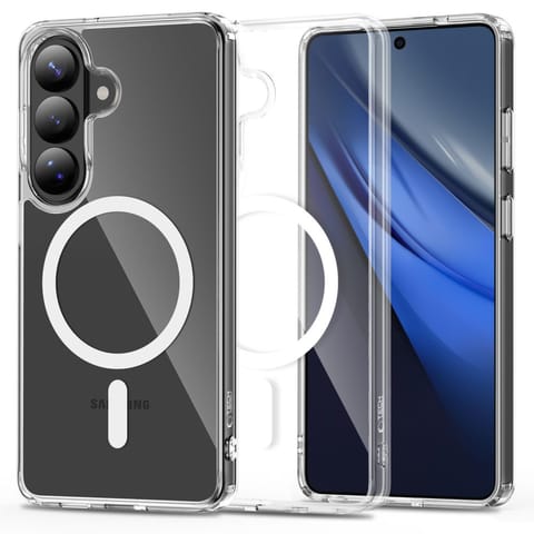 ⁨Etui pokrowiec case na Samsung Galaxy S26+ FlexAir Hybrid MagSafe - przezroczysty⁩ w sklepie Wasserman.eu