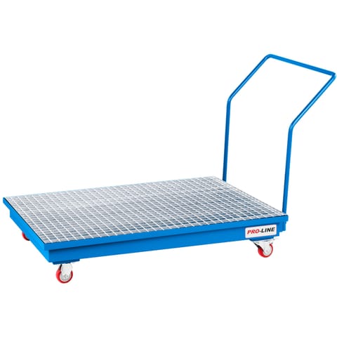 ⁨Wanna ociekowa wychwytowa pod 2 beczki 200l PRO-LINE 1210x810x981mm mobilna⁩ w sklepie Wasserman.eu