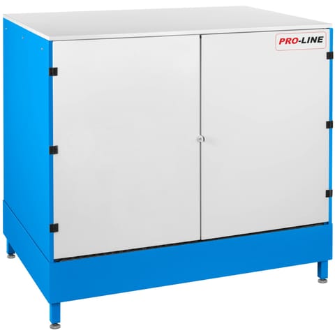 ⁨Wanna ociekowa wychwytowa z szafką na 2 beczki PRO-LINE 1480x970x1440mm⁩ w sklepie Wasserman.eu