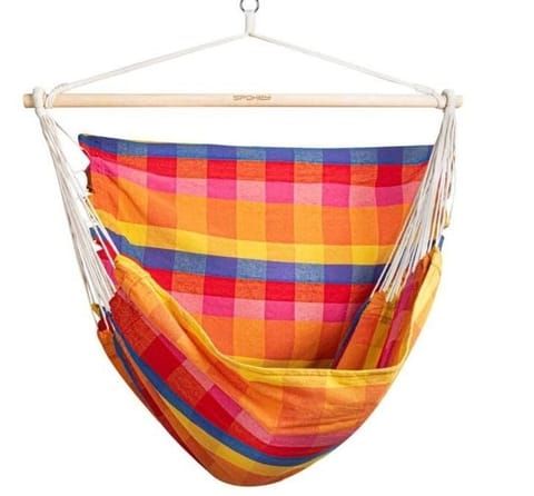 ⁨Hamak Spokey Siedzisko dwuosobowe Bench Deluxe (kolor Czerwony)⁩ w sklepie Wasserman.eu