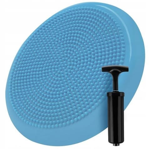 ⁨Poduszka sensoryczna Spokey Fit Seat (kolor Niebieski, rozmiar 32.5 cm)⁩ w sklepie Wasserman.eu