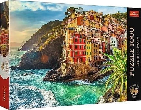 ⁨Puzzle 1000 Miasteczko Riomaggiore, Włochy TREFL⁩ w sklepie Wasserman.eu