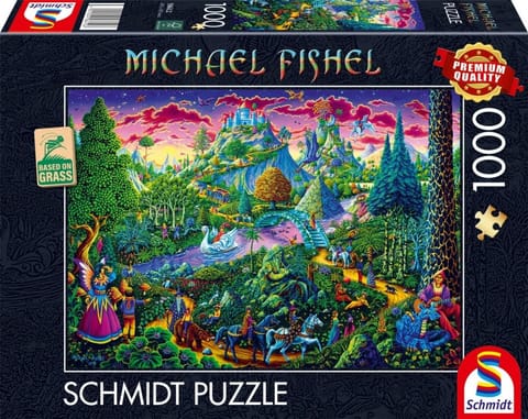 ⁨Puzzle 1000 Michael Fishel Baśniowy świat⁩ w sklepie Wasserman.eu