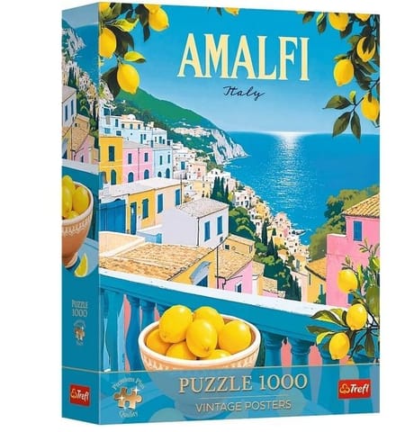 ⁨Puzzle 1000 Premium Plus Amalfi, Włochy TREFL⁩ w sklepie Wasserman.eu