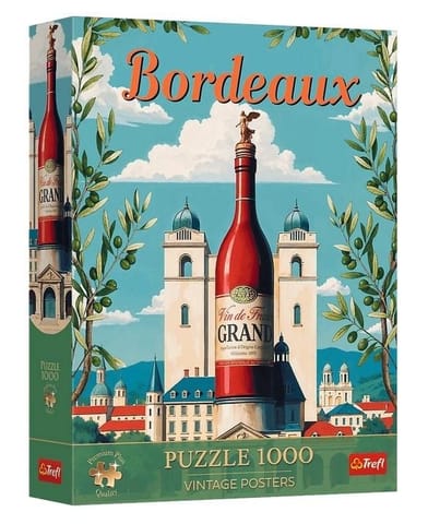 ⁨Puzzle 1000 Premium Plus Bordeaux, Francja TREFL⁩ w sklepie Wasserman.eu