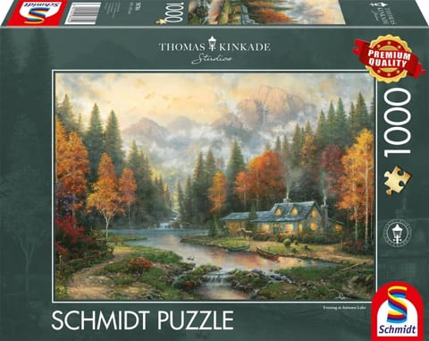 ⁨Puzzle 1000 Thomas Kinkade Jesienny wieczór⁩ w sklepie Wasserman.eu