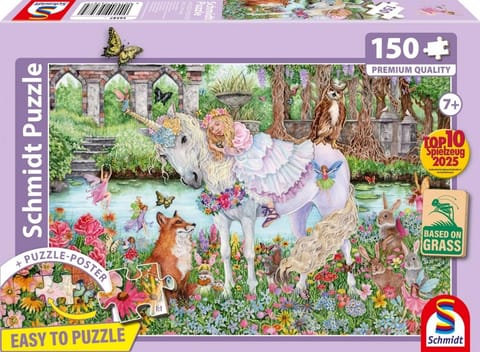 ⁨Puzzle 150 Księżniczka i jednorożec⁩ w sklepie Wasserman.eu