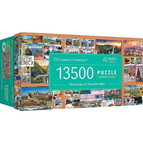 ⁨Puzzle 13500 The Journey of Thousand Miles TREFL⁩ w sklepie Wasserman.eu