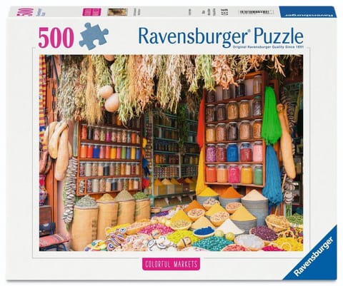⁨Puzzle 500 Colorful Spices, Morocco⁩ w sklepie Wasserman.eu
