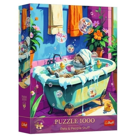 ⁨Puzzle Premium Plus 1000 Miau, Relaks, Powtórz⁩ w sklepie Wasserman.eu