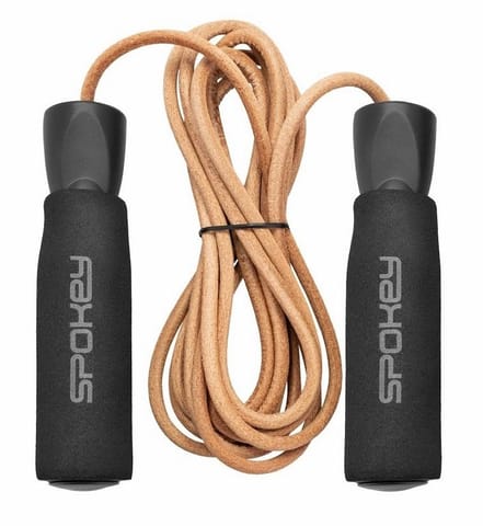 ⁨Skakanka Spokey Quick Skip (kolor Brązowy. Czarny, rozmiar 280 cm)⁩ w sklepie Wasserman.eu