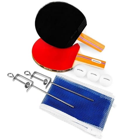 ⁨Zestaw do ping ponga Spokey Alpha Set 84352 (kolor Brązowy)⁩ w sklepie Wasserman.eu