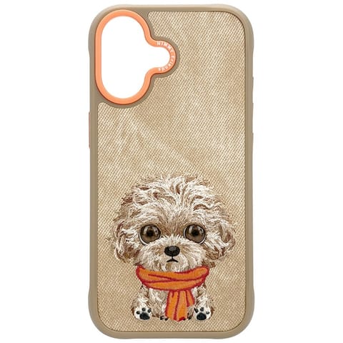 ⁨Etui Nimmy Big Eyed Pet 2.0 Dog do       iPhone 17 beżowy⁩ w sklepie Wasserman.eu